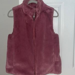 Jcrew factory faux fur vest